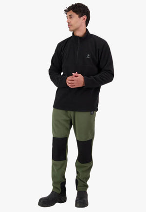 Swanndri Mens High Rock 1/4 Zip Fleece