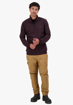 Swandri Mens Fundamentals Quarter Zip Sweatshirt