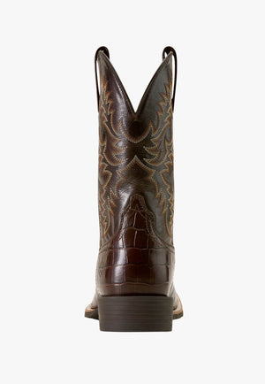 Ariat Mens Sport Crocodile Print Western Boot
