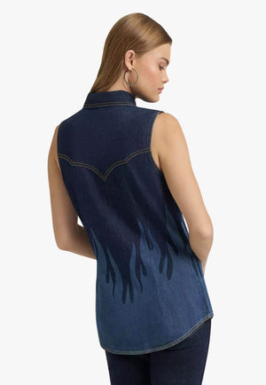 Wrangler X Lainey Wilson Womens Sleeveless Shirt