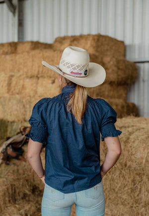Black Colt Womens Short Sleeve Shirt