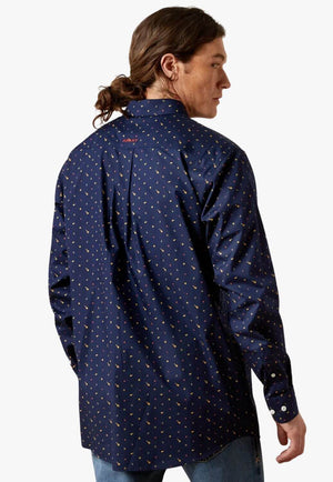 Ariat Mens Beaux Fitted Long Sleeve Shirt