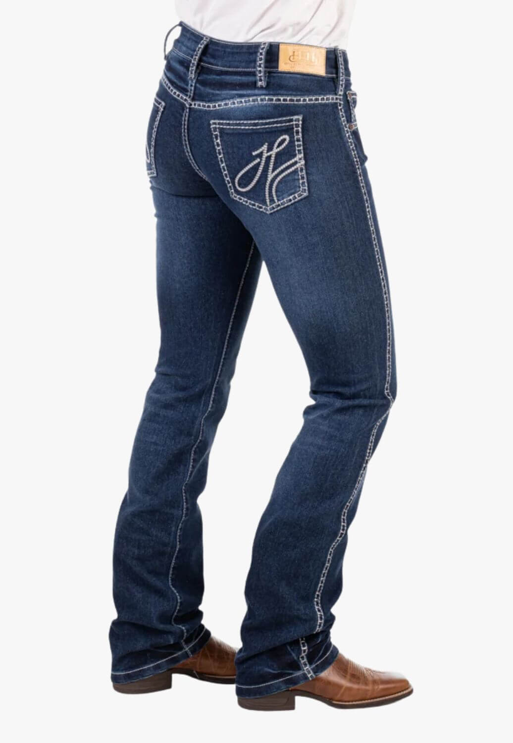 Hitchley &amp; Harrow Womens Mid Rise Jean