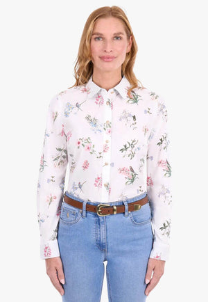 Thomas Cook Womens Mona Long Sleeve Shirt Pink Floral 8