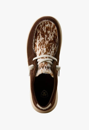 Ariat Womens Speckled Cow Print Hilo Shoe