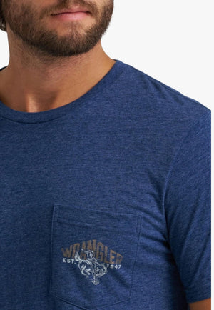 Wrangler Mens Back Rider Graphic T-Shirt