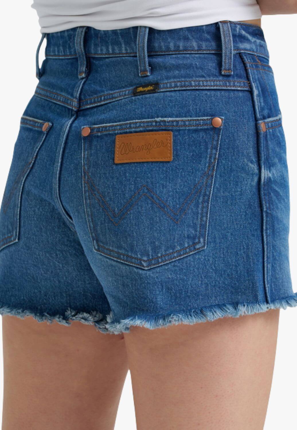 Wrangler Womens High Rise Shorts