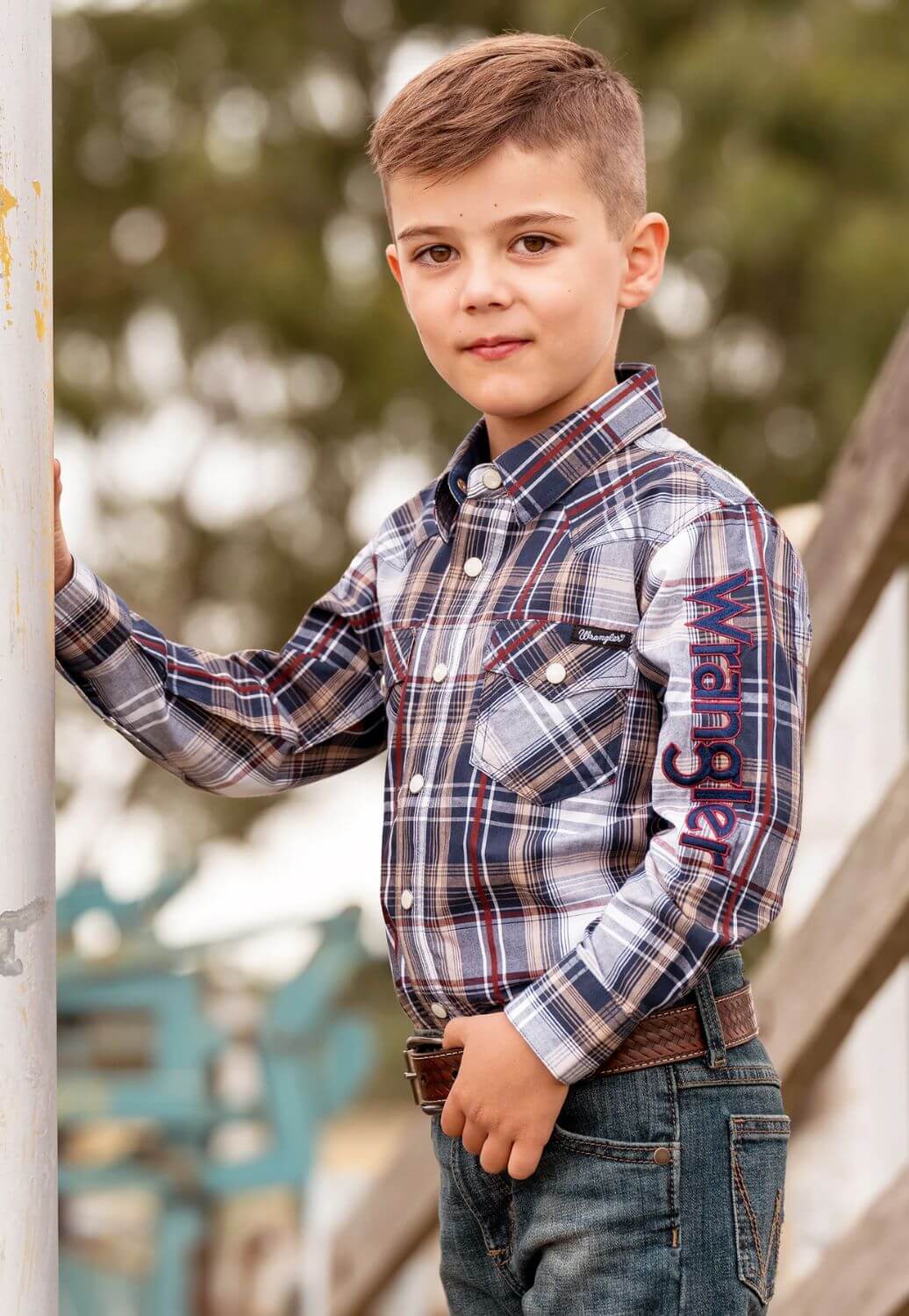Wrangler Boys Shaun Long Sleeve Shirt