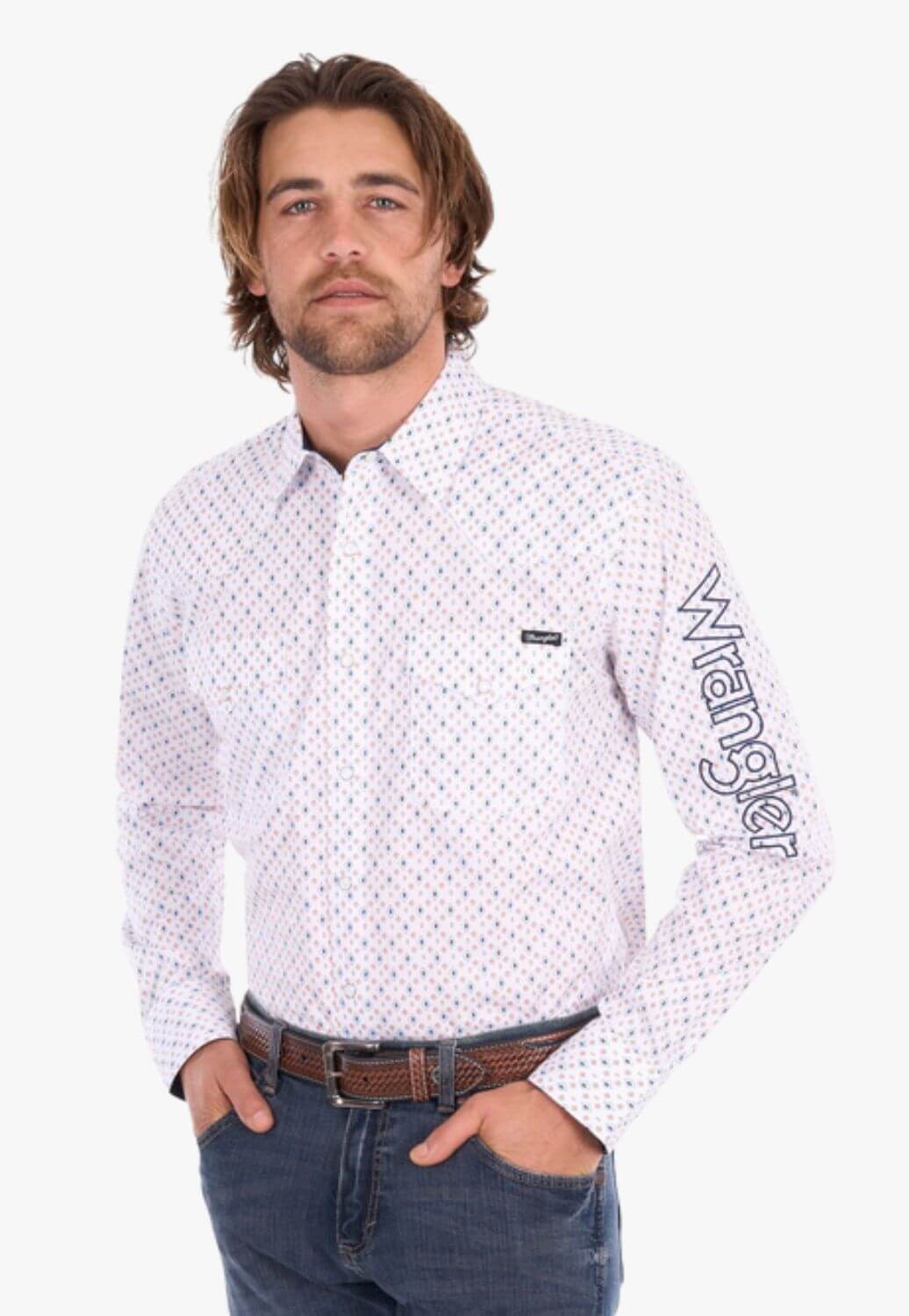 Wrangler Mens Frederick Long Sleeve Shirt