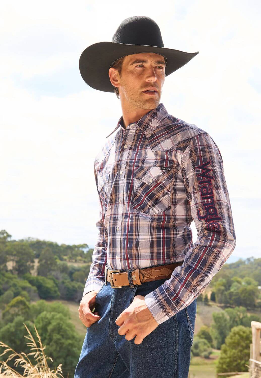 Wrangler Mens Shaun Long Sleeve Shirt