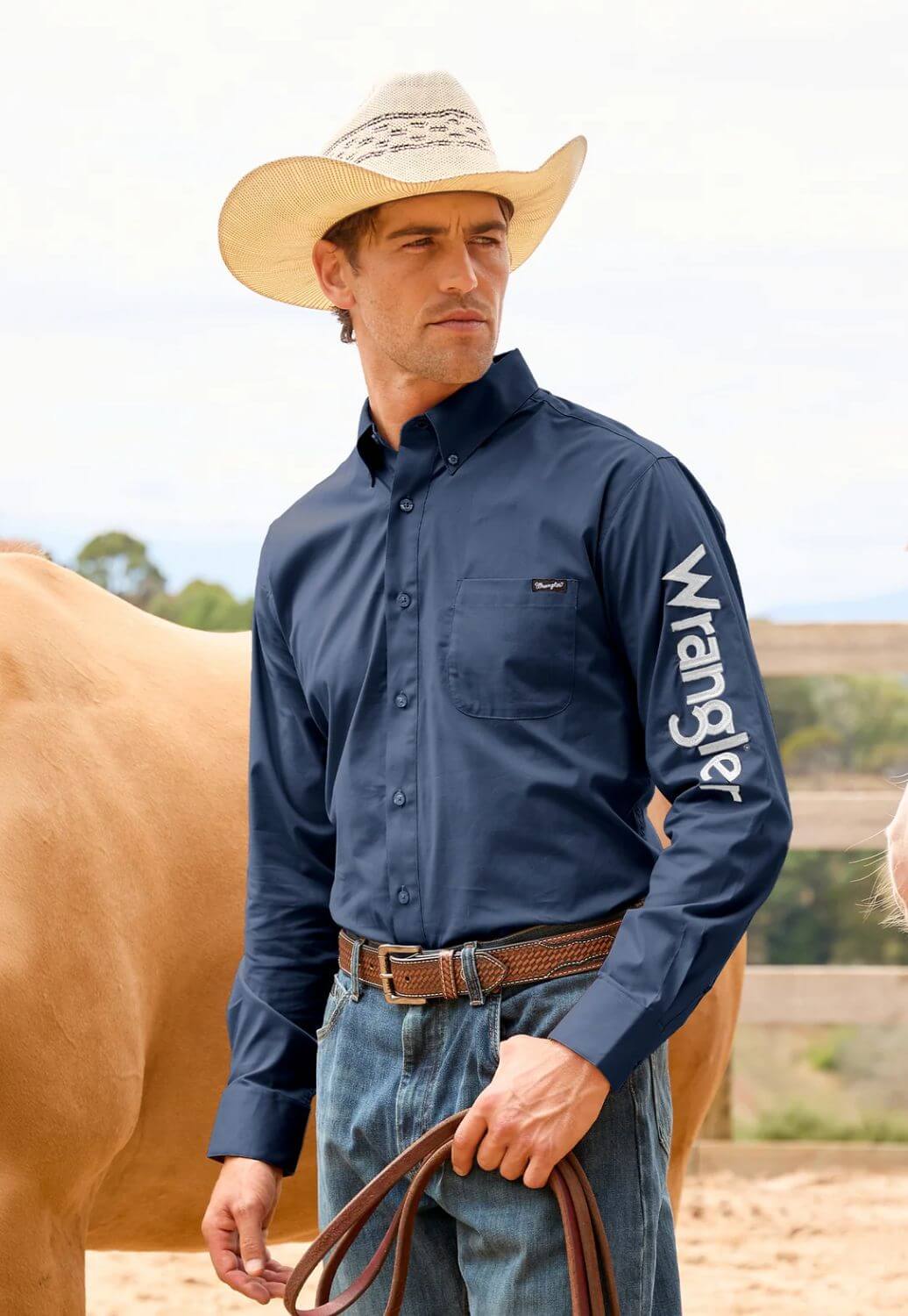 Wrangler Mens Long Sleeve Shirt