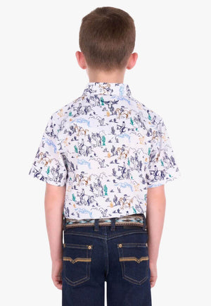 Pure Western  Boys Mike Short Sleeve Shirt