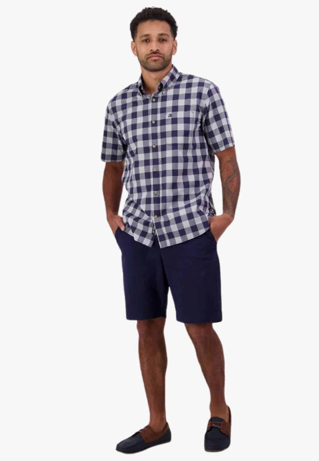 Swanndri Mens Rings Beach Short Sleeve Shirt