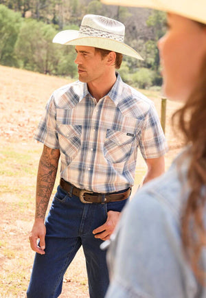 Wrangler Mens Adrian Short Sleeve Shirt