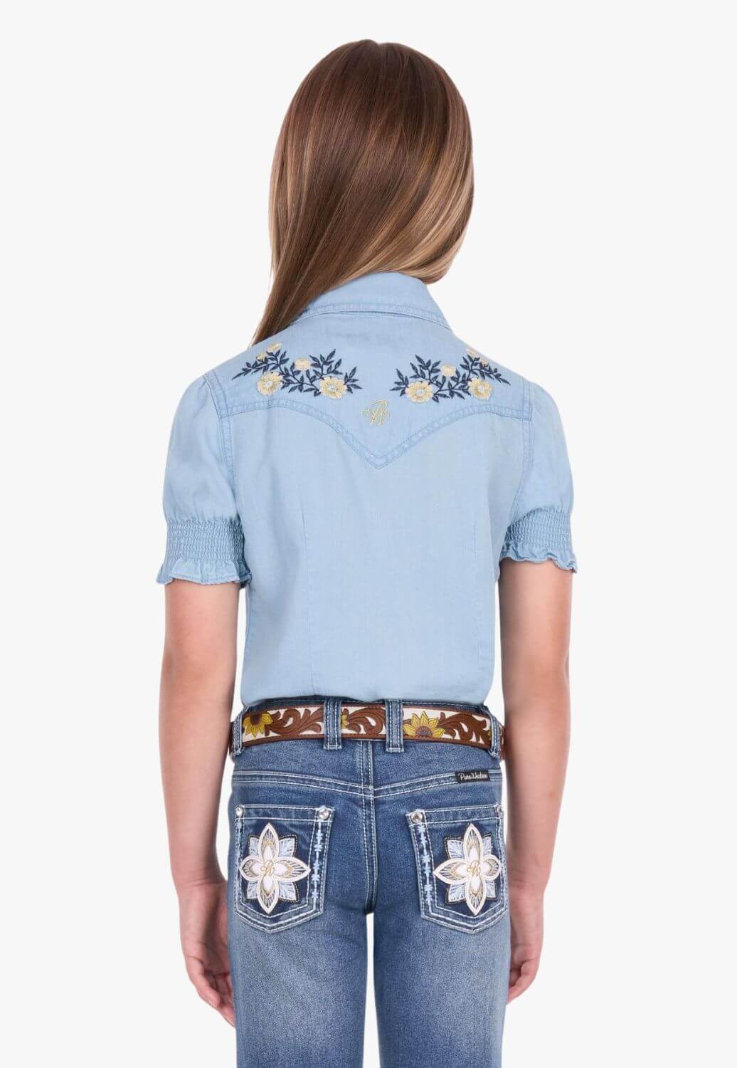Pure Western Girls Martha Short Sleeve Shirt