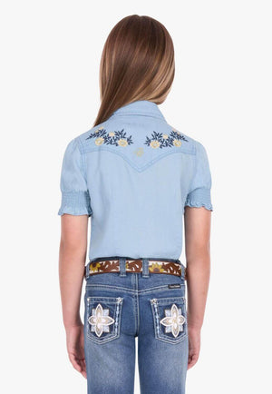 Pure Western Girls Martha Short Sleeve Shirt