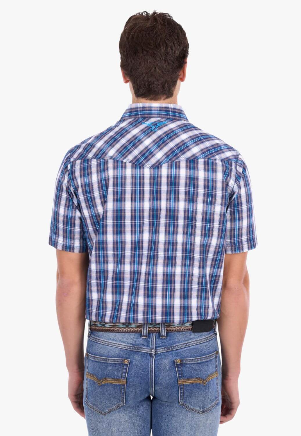Pure Western Mens Larry Short Sleeve Shirt