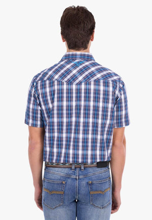 Pure Western Mens Larry Short Sleeve Shirt