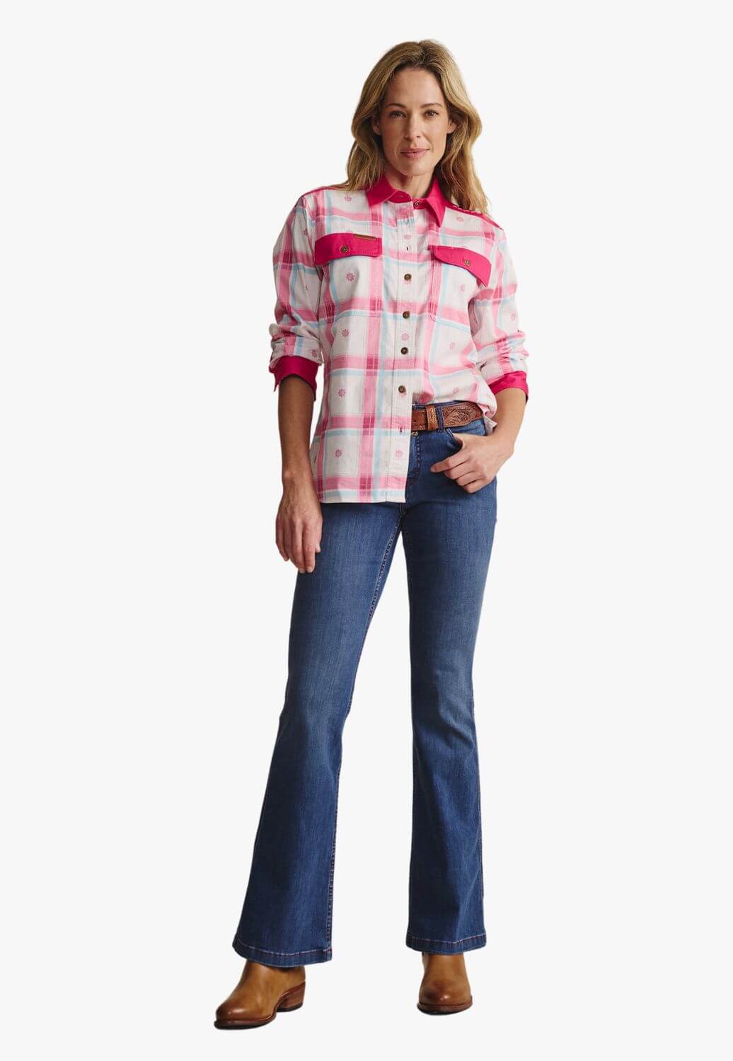 S. Kidman Womens Spencer Long Sleeve Shirt