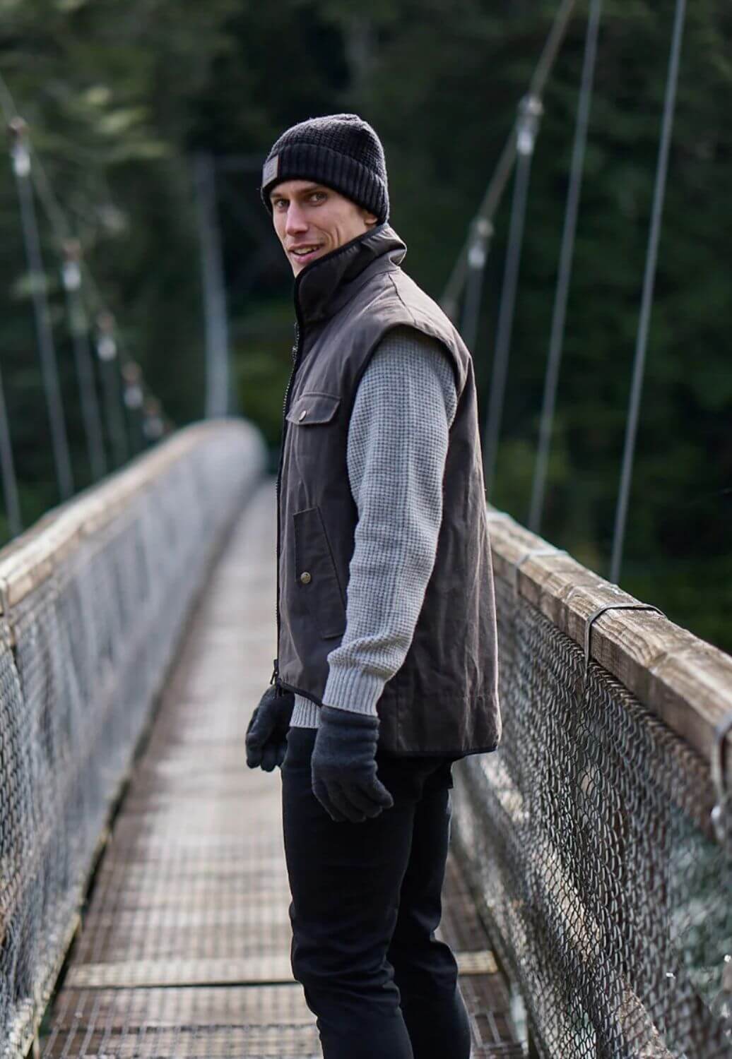 Swanndri Mens Levels Oilskin Vest