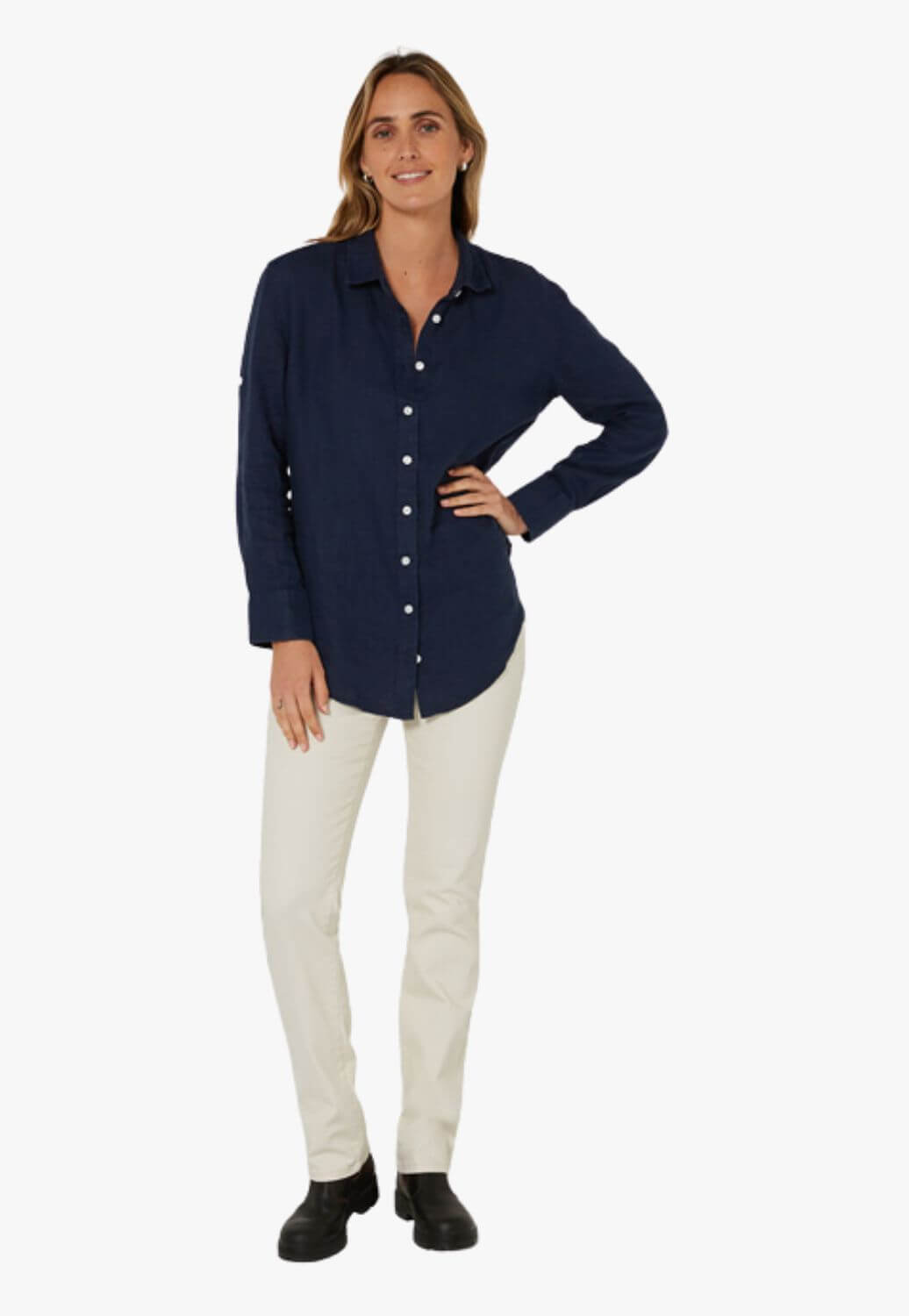 Pilbara Womens Linen Long Sleeve Shirt