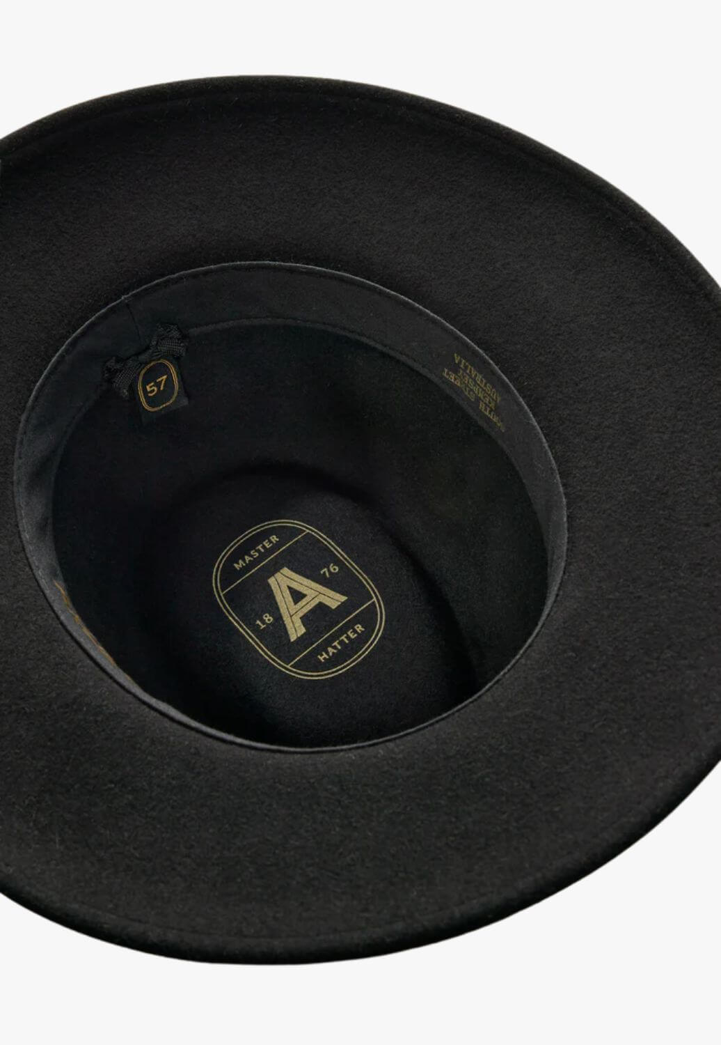 Akubra Traveller Felt Hat Black