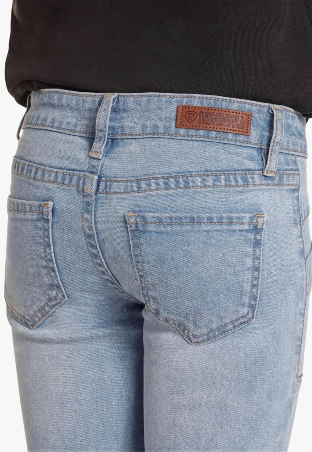 Rock and Roll Girls Detail Pocket Bootcut Jean