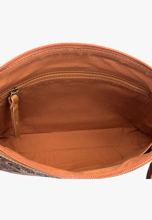 Myra Tonopah Trail Hand-Tooled Bag