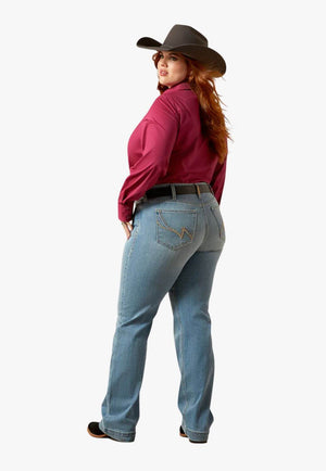 Ariat Womens Giovana Mid Rise Slim Trouser Jean 10065886