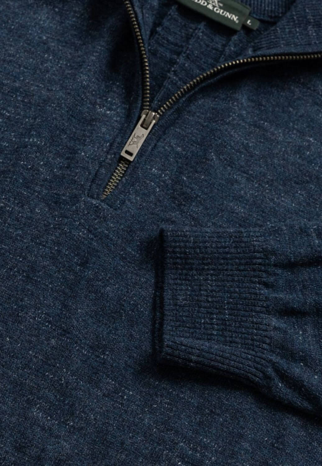 Rodd &amp; Gunn Mens Fortrose 1/4 Zip Knit