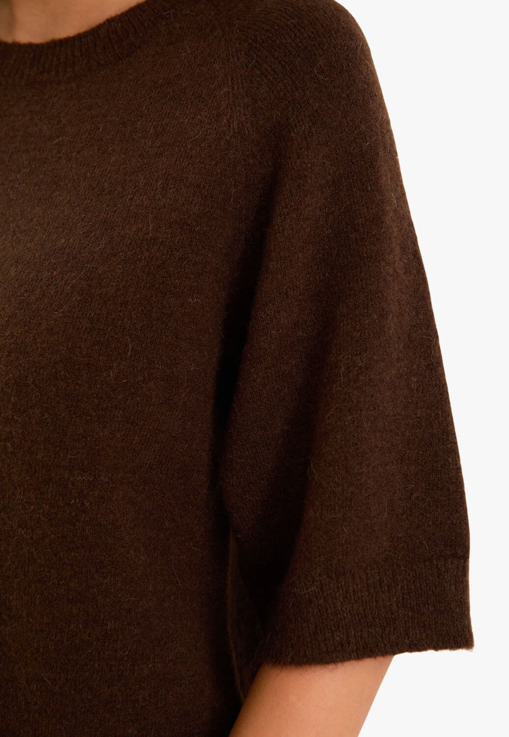 Among The Brave Assemble Alpaca Blend Raglan Knit Tee