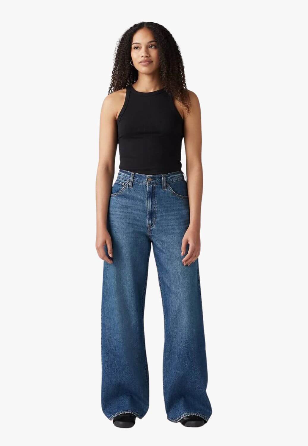 Levi Womens Cinch Baggy Jeans