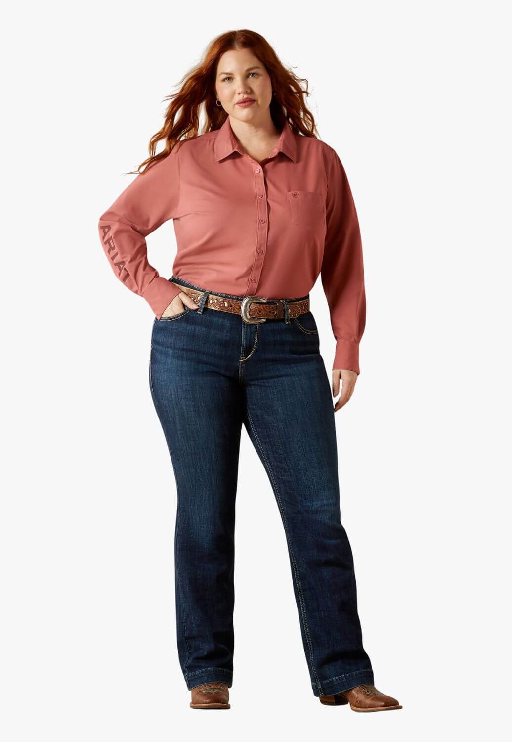 Ariat Womens Team Kirby Pro Long Sleeve Shirt