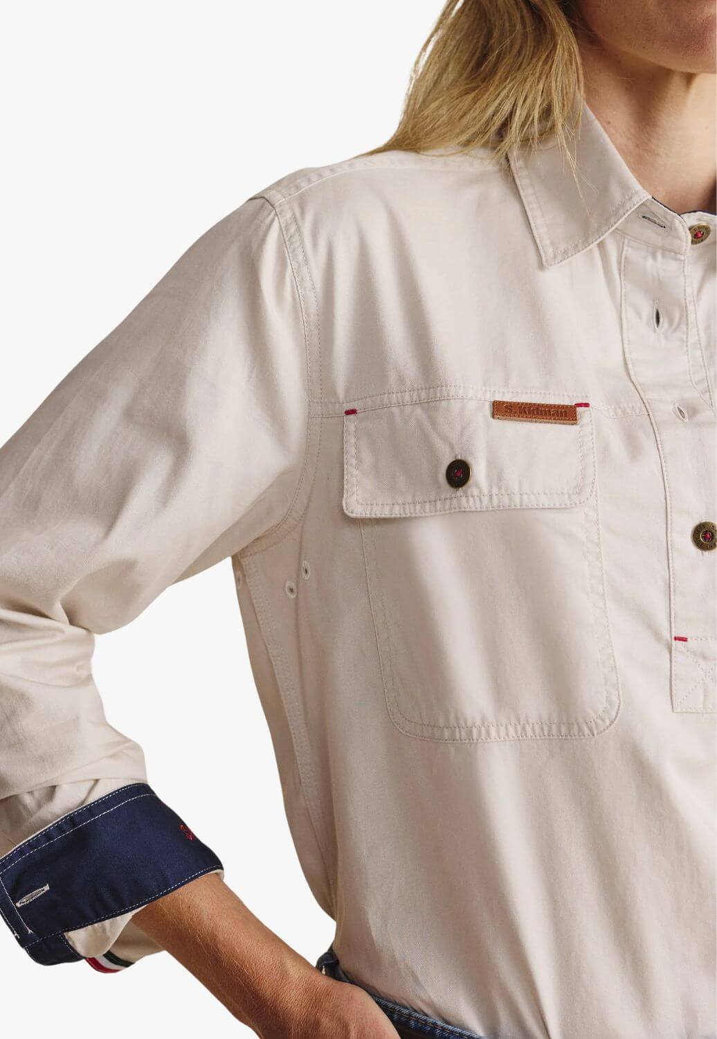 S. Kidman Womens Camfield Long Sleeve Work Shirt