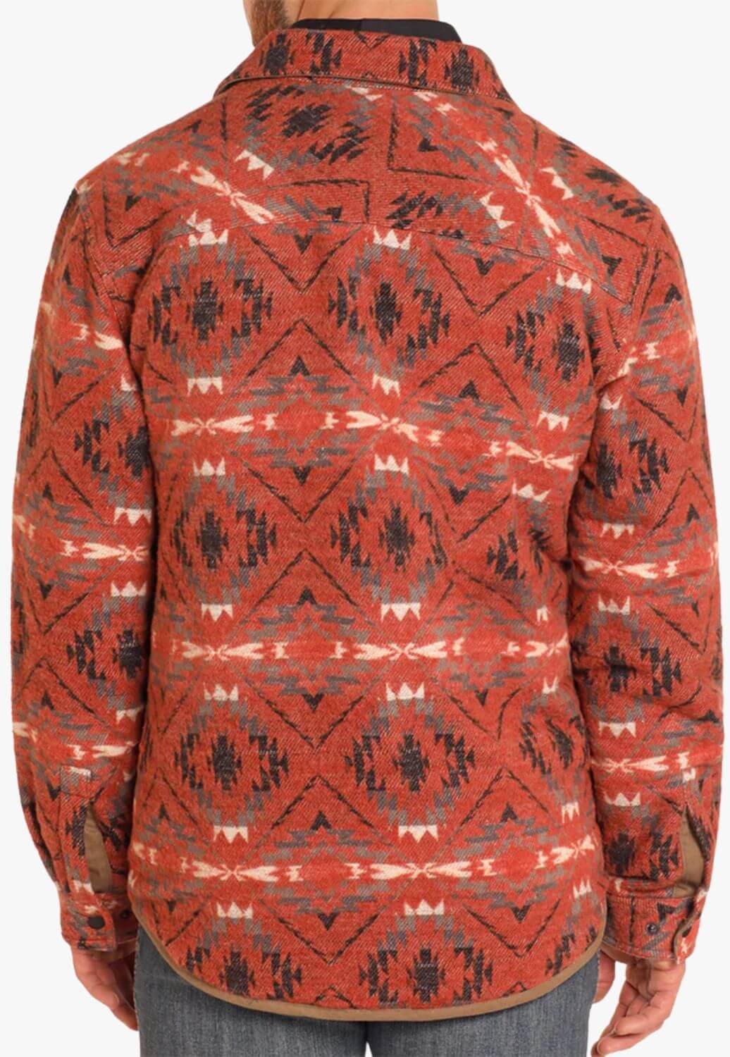 Rock & Roll Mens Reversible Aztec Herringbone Jacket