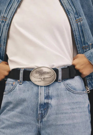 R.M.Williams Logo Buckle
