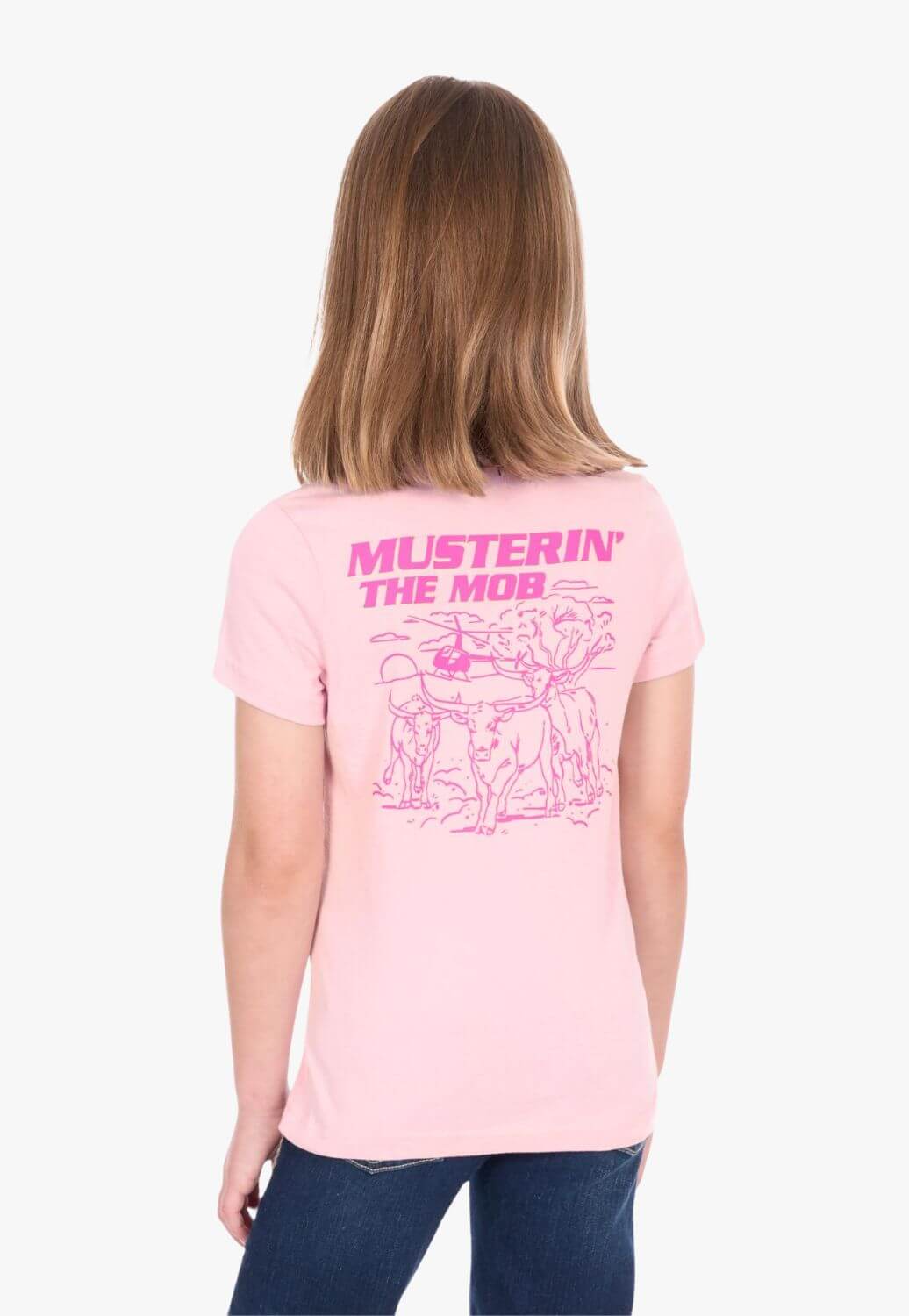 Bullzye Girls Muster T-Shirt