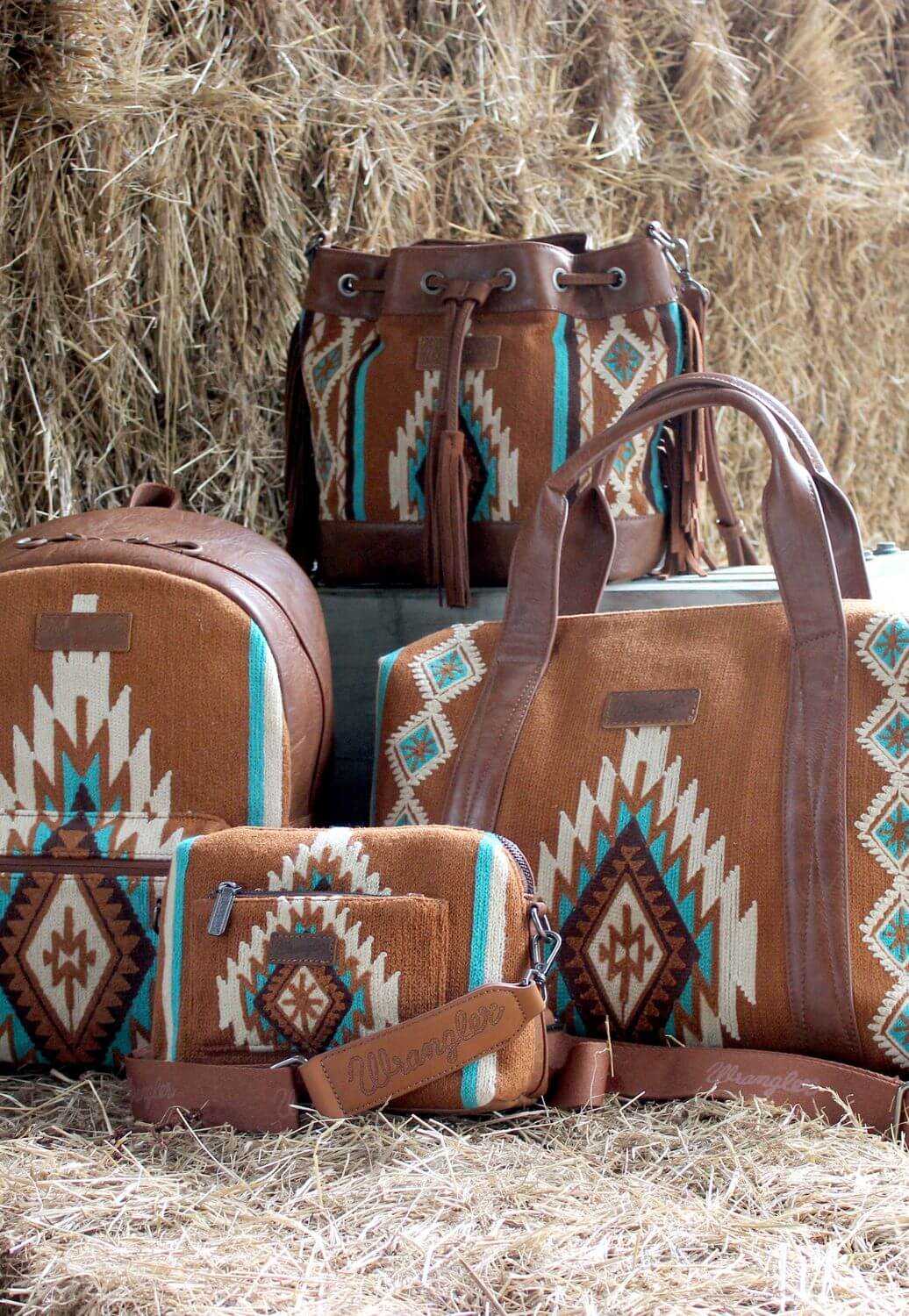 Wrangler Maya Aztec Crossbody Bag