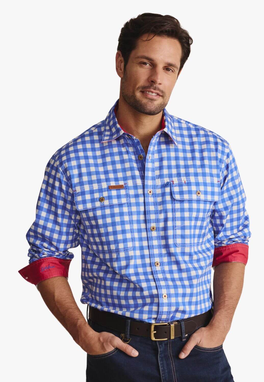 S. Kidman Mens Armstrong Long Sleeve Work Shirt