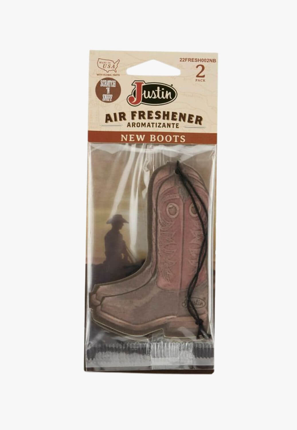 Justin Air Freshener - New Boots