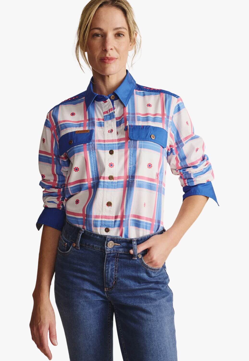 S. Kidman Womens Spencer Long Sleeve Shirt