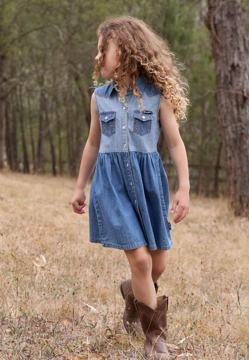 Wrangler Girls Joanna Dress- W. Titley & Co Wrangler Girls Joanna Dress- W. Titley & Co