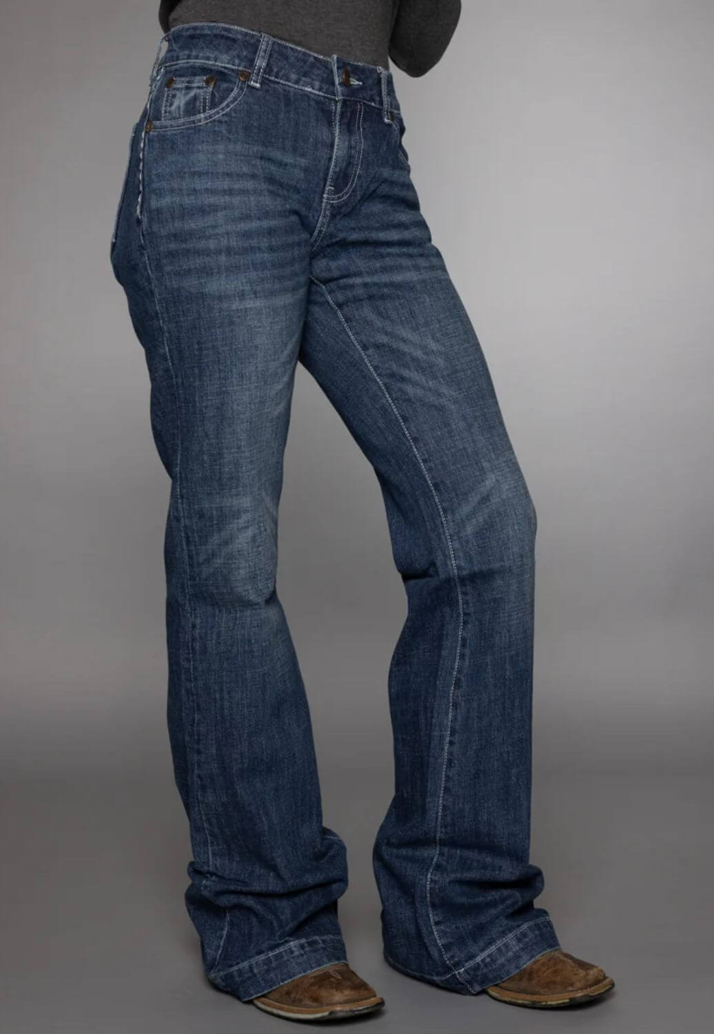CC Western Womens Wide Leg Trouser Jean