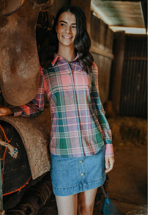 Gringa Denim Womens Trixie Long Sleeve Shirt