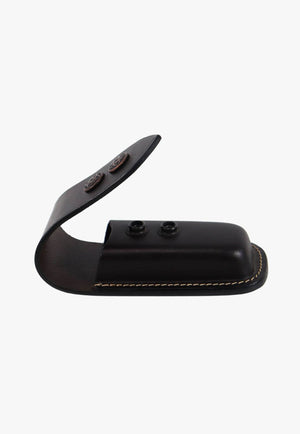 Leather Knife Vertical Press Stud Pouch