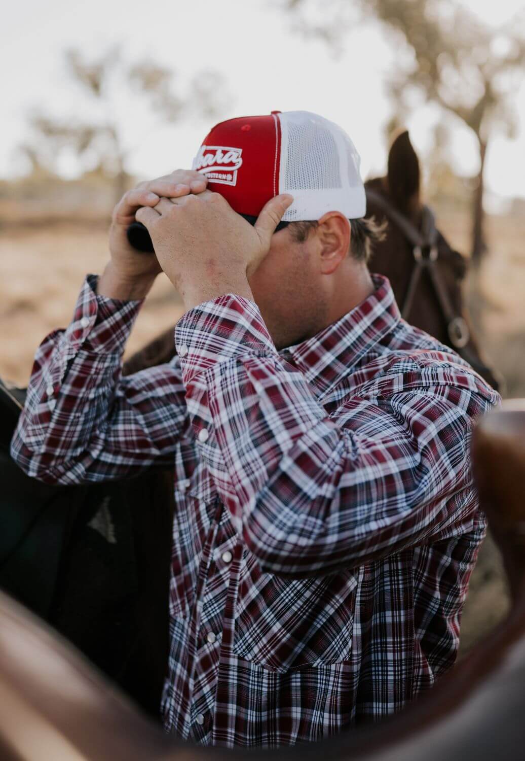 Pilbara Mens Western Snap Long Sleeve Shirt