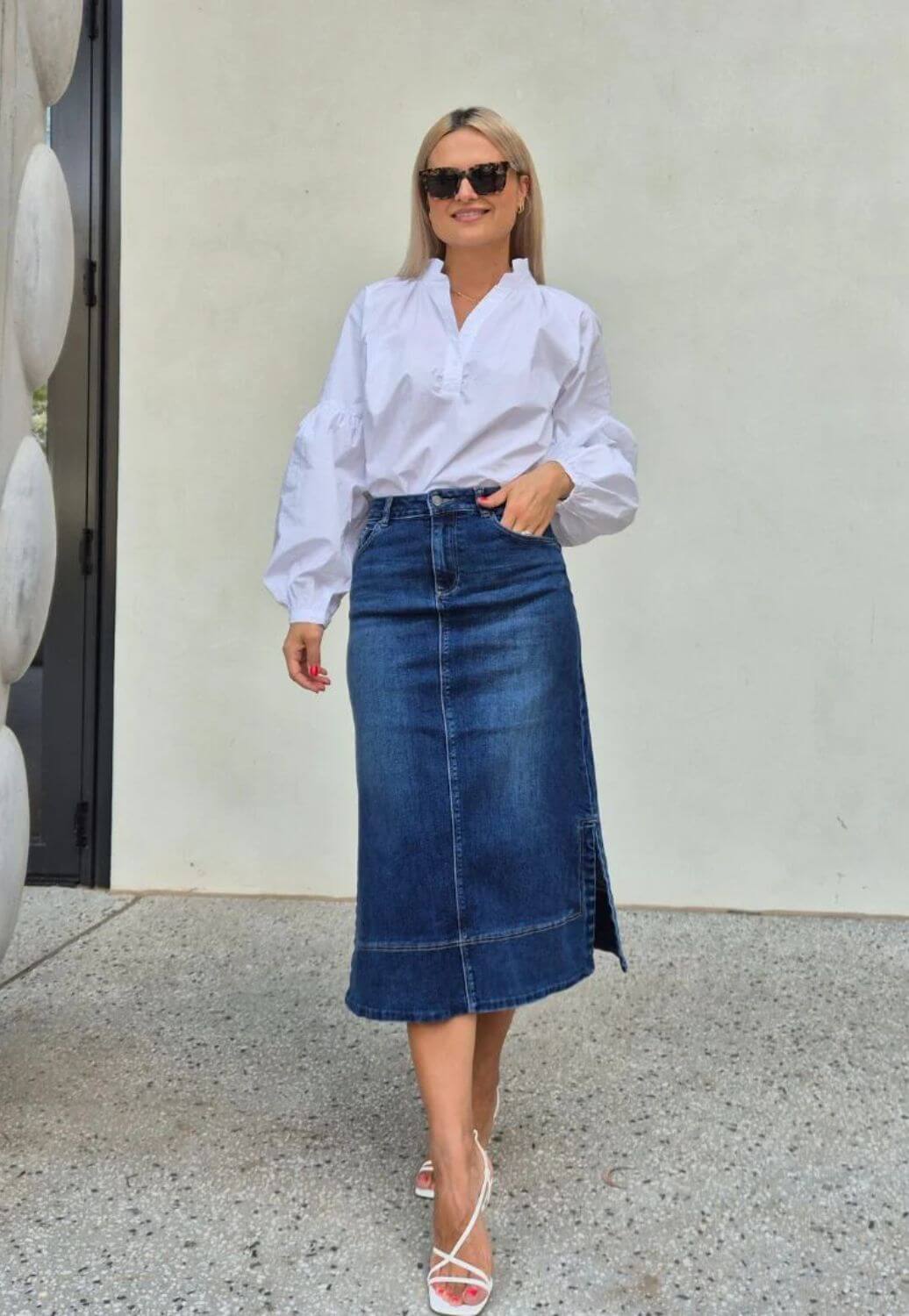 Zjoosh Madison Denim Skirt