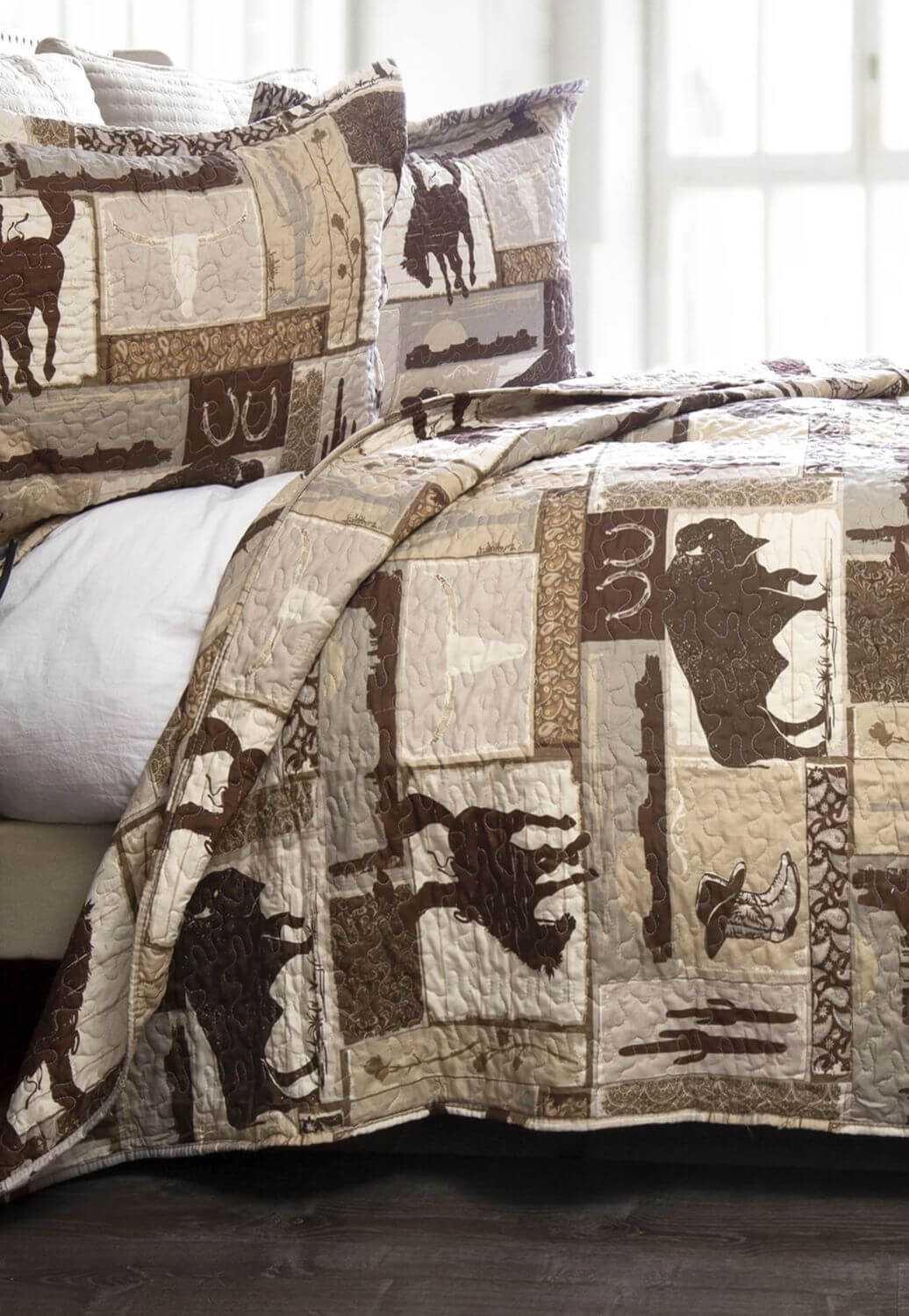 Wrangler Vintage Cowboy Quilt Set