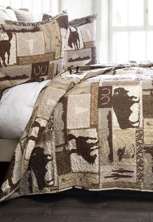 Wrangler Vintage Cowboy Quilt Set
