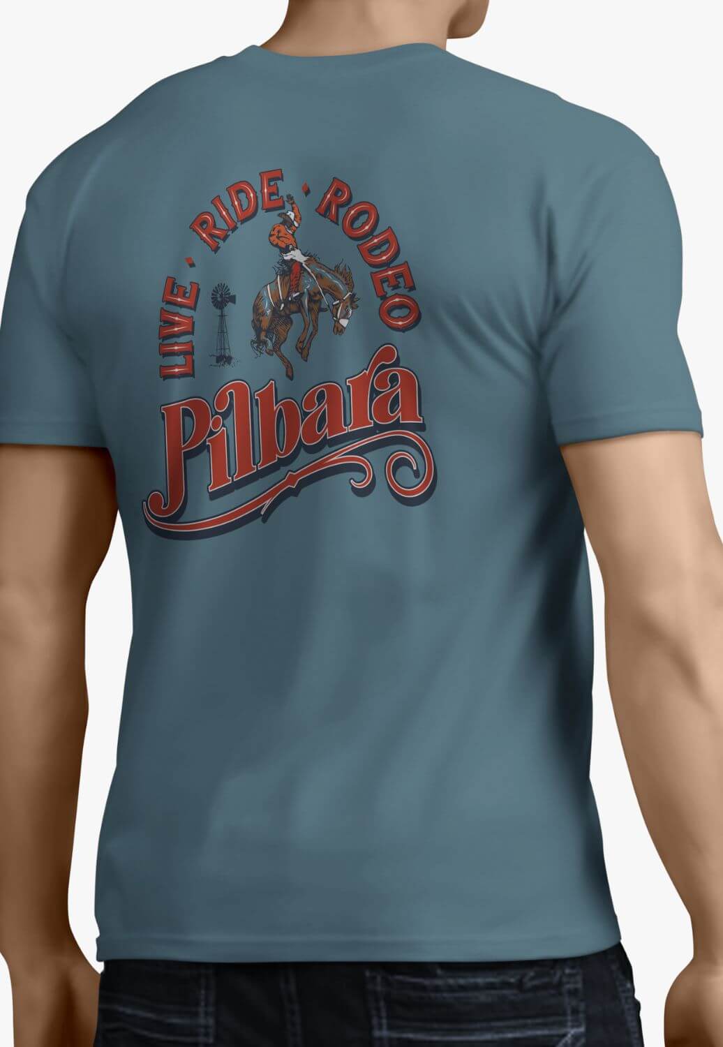 Pilbara Mens Rodeo T-Shirt